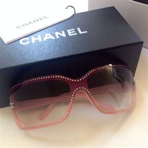 vintage pink chanel sunglasses|authentic chanel sunglasses.